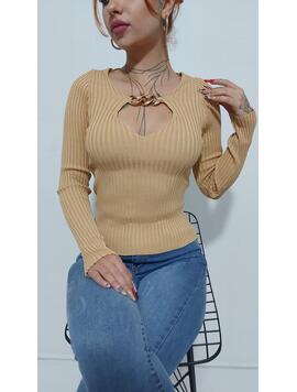 Bluza Dama GoldDetail Bej